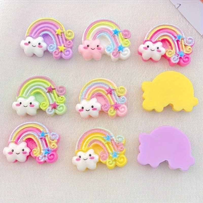 Creative Resin Cloud Rainbow Pendant Accessories DIY Pendant Accessories