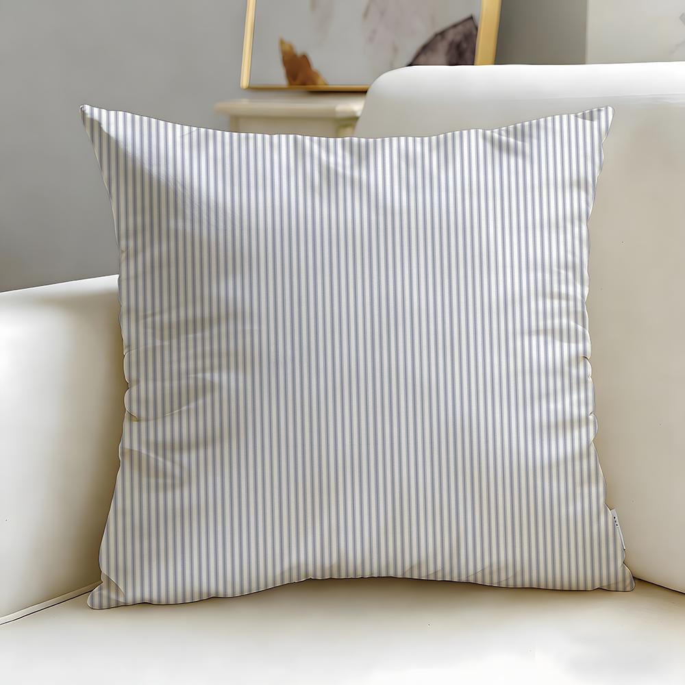 Woven Texture Cushion Cover Soft EasyWash Pillow Case Versatile for Couch Bed Travel and Office