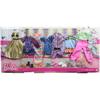 Barbie Fashion Collection 8-Pack Dress and Accessories for Dress-Up Dolls Ages 3+