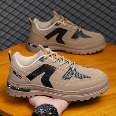2024 New Men Shoes Fashion Splicing Low-top Student Board Shoes Flat Versatile Sneaker Thick Bottom Casual Running Shoes Tenis