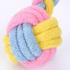 Dog Puppy Cotton Rope Chew Double Knot Braided Bone Pet Molar Training Play Toy