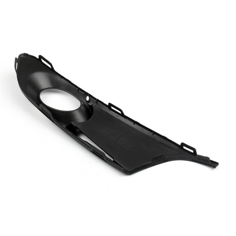 2Pcs Left Right Bumper Grille Grill Cover Foglamp Light Cover for VW Jetta MK6 2011 2012 2013 2014 5C6853665 5C6853666