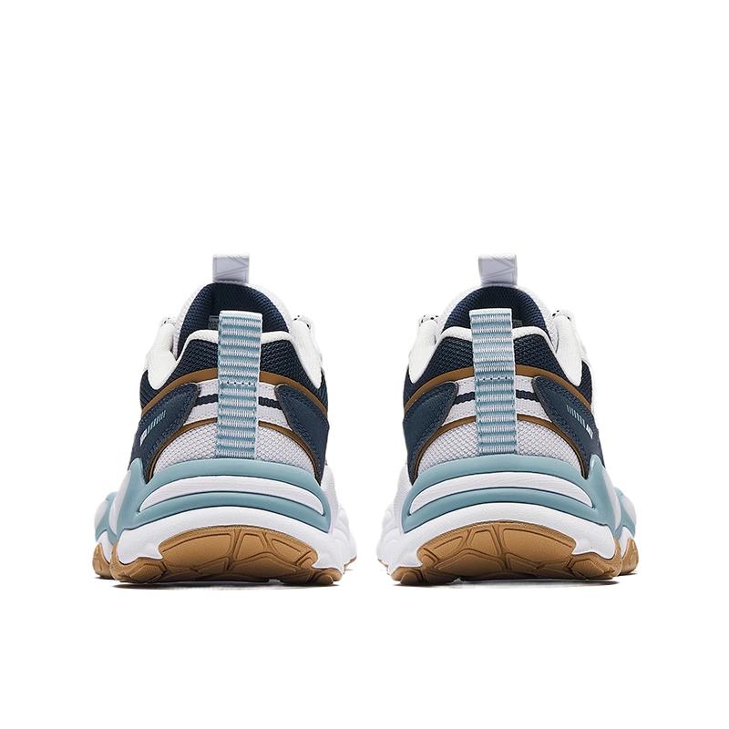 Anta Kids Synthetic Leather Fabric Simple Versatile Fashion Non-Slip Wear-Resistant Low-Top Casual Shoes Kids Casual Shoes White 312518830-3
