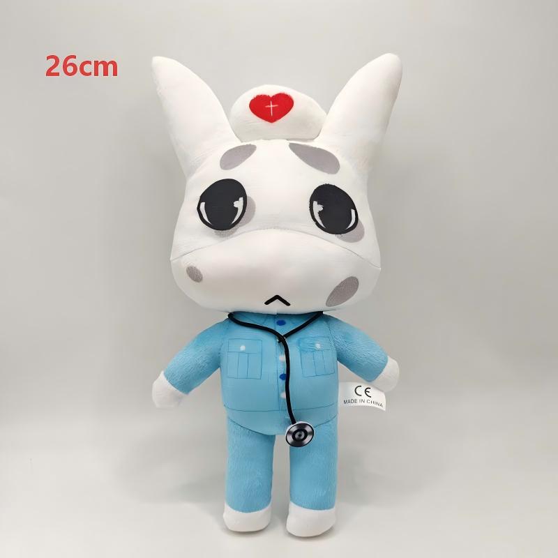 In Stock Horror Animal Hospital Blue Dog Penguin Bunny Plush Doll Cute Animal Game Peripherals Collectible Soft Toys