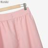 ZANZEA Women Sleeveless Vest Tops and Midi Skirts Summer Two Piece Suit Sets