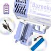 132/80 Löcher automatische Seifenblasenpistole mit leichter Bazooka-Blasenmaschine, Seifenblasen, magische Blasengebläsepistole, Seifenblasen, Outdoor-Spielzeug