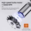 Cordless Compressed Air Duster Mini Air Blower Duster 110000RPM Air Duster Blower with 3 Nozzles 3