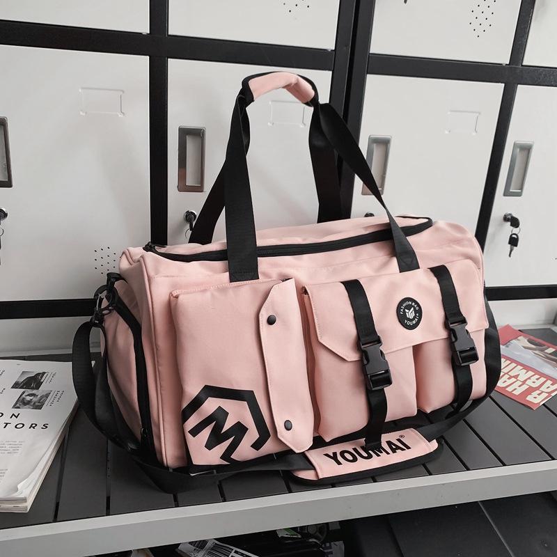 Men's Large Capacity Travel Backpack and Gym Bag with Wet/Dry Separation