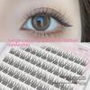 Yinglier Glue-Free Fishtail False Eyelashes: Natural, Self-Adhesive, Large Capacity