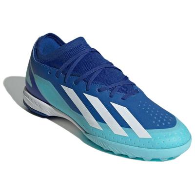 X Crazyfast.3 TF Gazon Piele Sintetică PU Rezistentă la Abraziune Ghete de Fotbal Femei Albastru ID9338