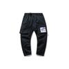 Li Ning X Tide Collaboration Reverse Five Sports Basketball Series Loose Cargo Sports Long Pants Men Bottoms Standard-Black AKXP335-2