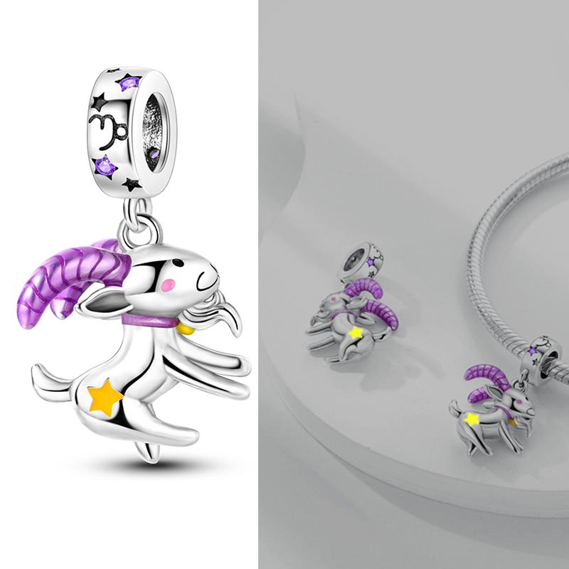 Copper Sky Moon Star Sun Rainbow Beads Fit Original Bracelet Necklace For Women Jewelry Making Gift