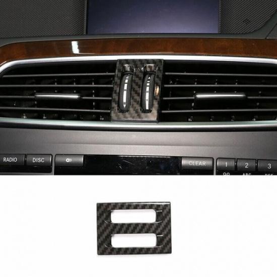 Для Benz 2011-2014 C-Class ABS Карбоновое волокно Рамка-шкив вентиляционного отверстия центральной консоли Отделка