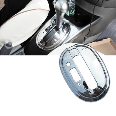 2011 2012 2013 2014 2015 2016 For Nissan Sunny Car Gear Shift Knob Frame Panel Cover Trim ABS Chrome Auto Styling