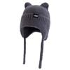 Warm Windproof Winter Hat Kpop Style Knitted Hat New Cute Cat Ear Earflap