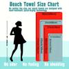 Custom Beach Towel Personalized Name Photo 160x80cm Microfiber Bath Towels All Season Soft Absorbent Blanket