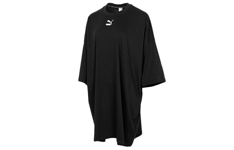 PUMA Short Sleeved Dress Women s Black 532285-01 S