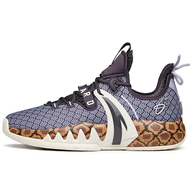 New Anta GH2 Wear Resistant Slip Resistant Low Top Performance Basketball Shoes Men's Taupe 112131103-9