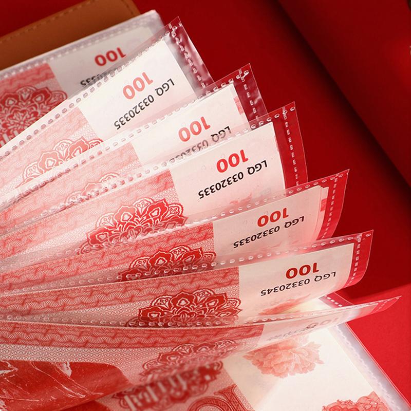 1PC Double-Sided Storage Exquisite Coin Storage Durable Money Book Convenient Collection Booklet Reusable 17.8x12cm