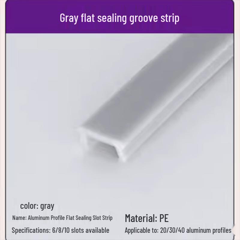 Aluminum Profile PP Rubber Strip