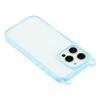 For iPhone 16 Pro Max Case Cat Ear Design TPU + Acrylic Clear Phone Back Cover