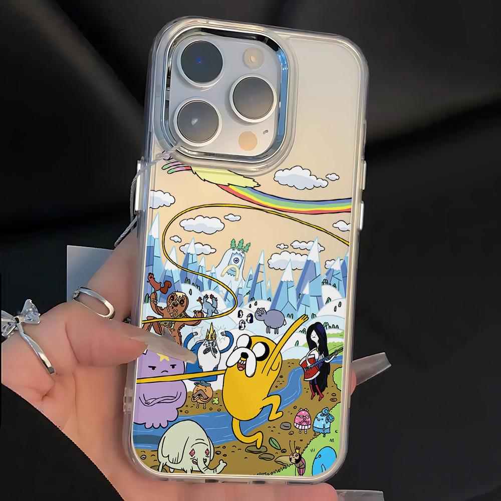 

Hot Game Anime Adventures Times Phone Case for Google Pixel 10 9 8 7 8A 9A XL Pro 4G 5G Transparent Soft Silicone TPU Back Cover Pixel 8 5G