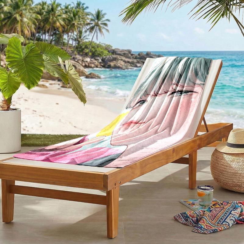 Serviette de plage Kpop Hunter Fashion: Idéal pour les aventures estivales Doux, absorbant et à séchage rapide, convient pour la natation et le bain