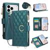 Crossbody Wallet Card Slots Phone Case for IPhone 17E 16E Air 17 16 15 Plus 14 13 12 11 Pro Max Leather Bracket Protect Cover