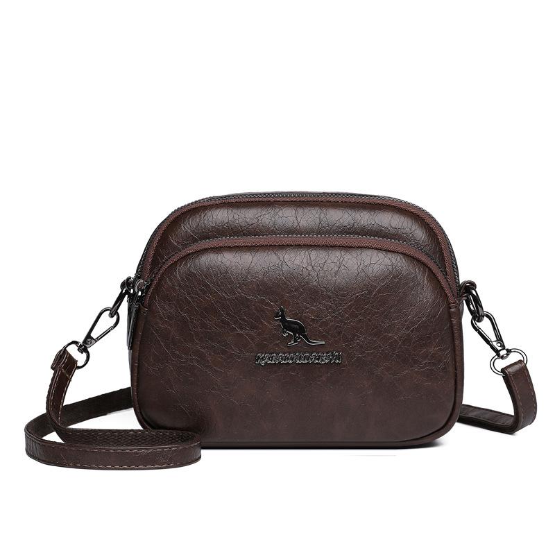 

Сумка женская в стиле легкой роскоши с высокой цветовой ценностью - Сумка-кроссбоди на плечо для通勤 мягкая прочная вместительная модная изысканная универсальная коричневый