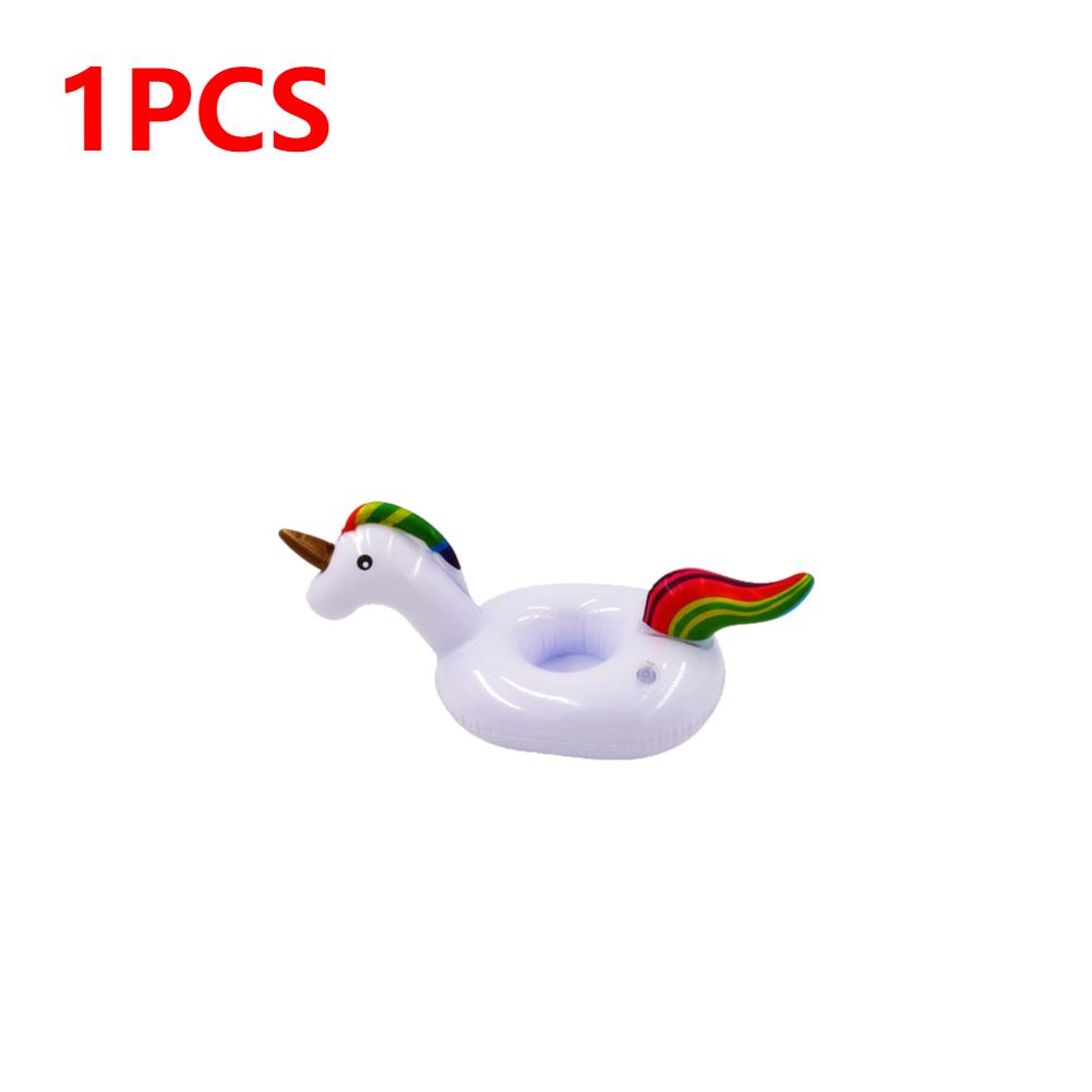 1-5PCS Inflatable Cup Holder Coconut Tree Style Inflatable Drink Coasters Cup Holder Float Cup Stand Pool Accessories