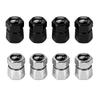 W1523D Metal Car Wheel Tire Valve Stem Caps Exterior Accessories For Volkswagen VW R Polo Passat Rline Golf 4 5 6 Tiguan Jetta GTI