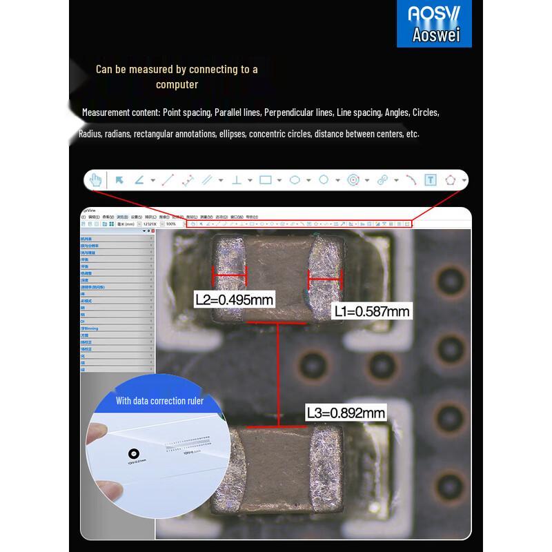 AOSVI 4K HD Electronic Inspection Microscope
