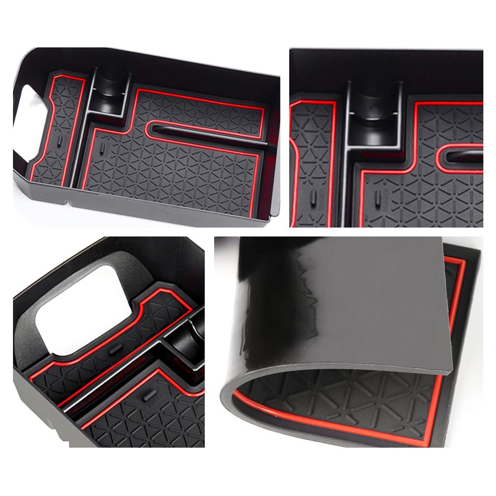 HUAHAO New Toyota PHV 50 Series Exclusive Center Console Box Center Console Tray Interior Parts RAV4 Accessories Small Item Storage ABS Material with