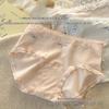 Ladies Spring and Autumn Pure Cotton 10A Bacteriostatic Extended Crotch Mid Waist Triangle Briefs