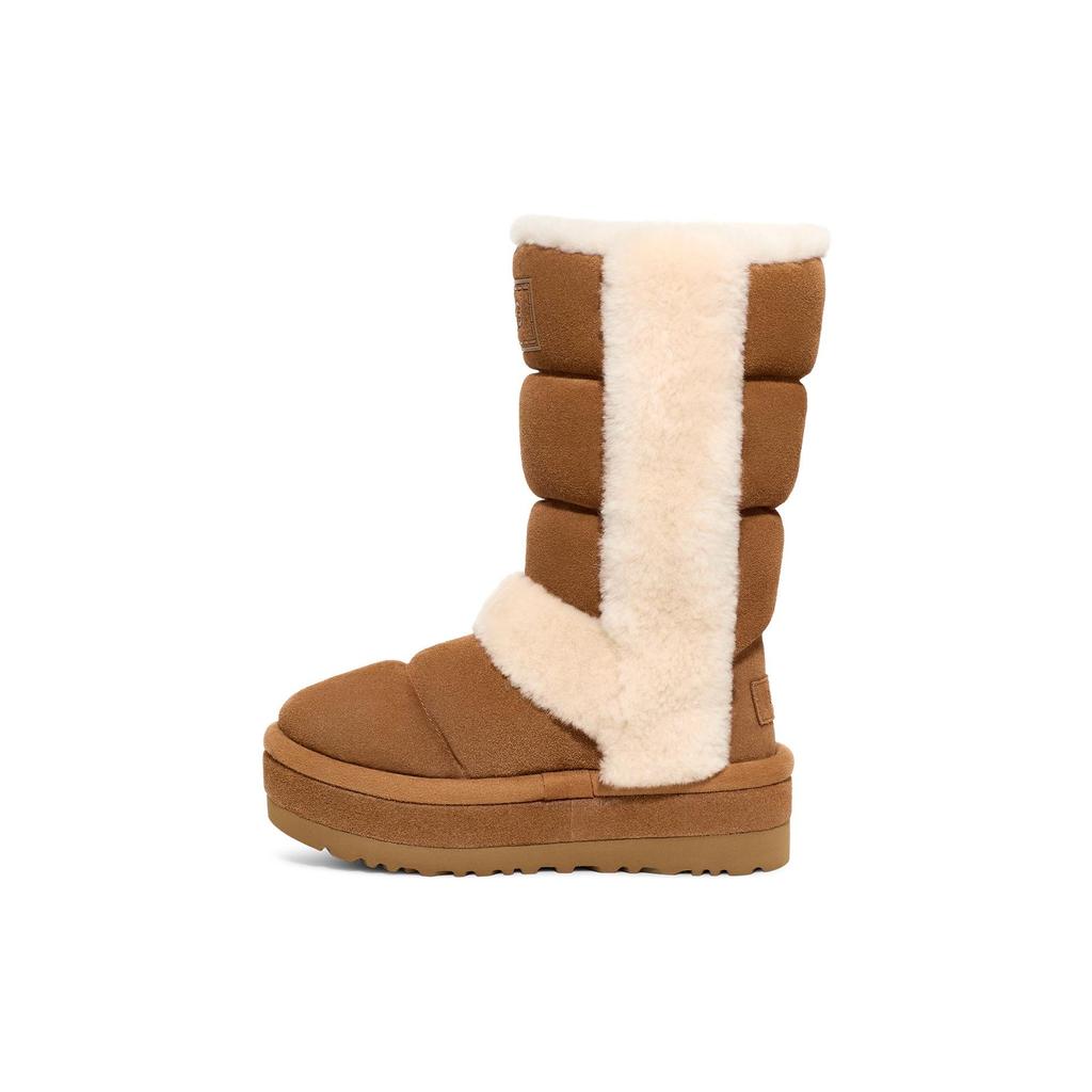 UGG  Classic Chillapeak Tall Boot Chestnut Women Sneakers Brown 1145990-CHE