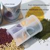 Aufbewahrungsbox für Lebensmittel, unterteilt in Vorratsdose für gemischte Körner, Bohnen-Aufbewahrungsbox, Küchen-Aufbewahrungsdose, feuchtigkeitsbeständige Versiegelungsdose für Körner