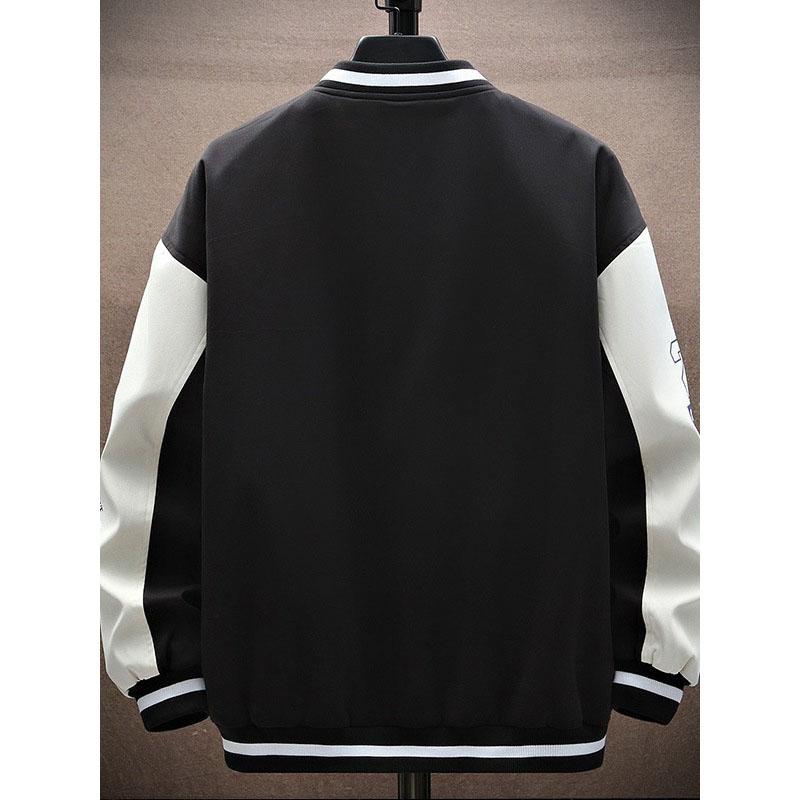 Baseball Clothing  Men's Tide Loosecasual Trend of Teenage Students Spring and Fall College Wind Jackets Plus Size