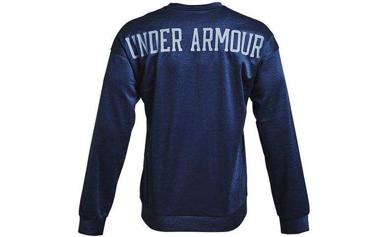 Under Armour RECOVER Sweatshirts Men s Dark Blue Crew Neck Moderate Other 1361757-408 XXL