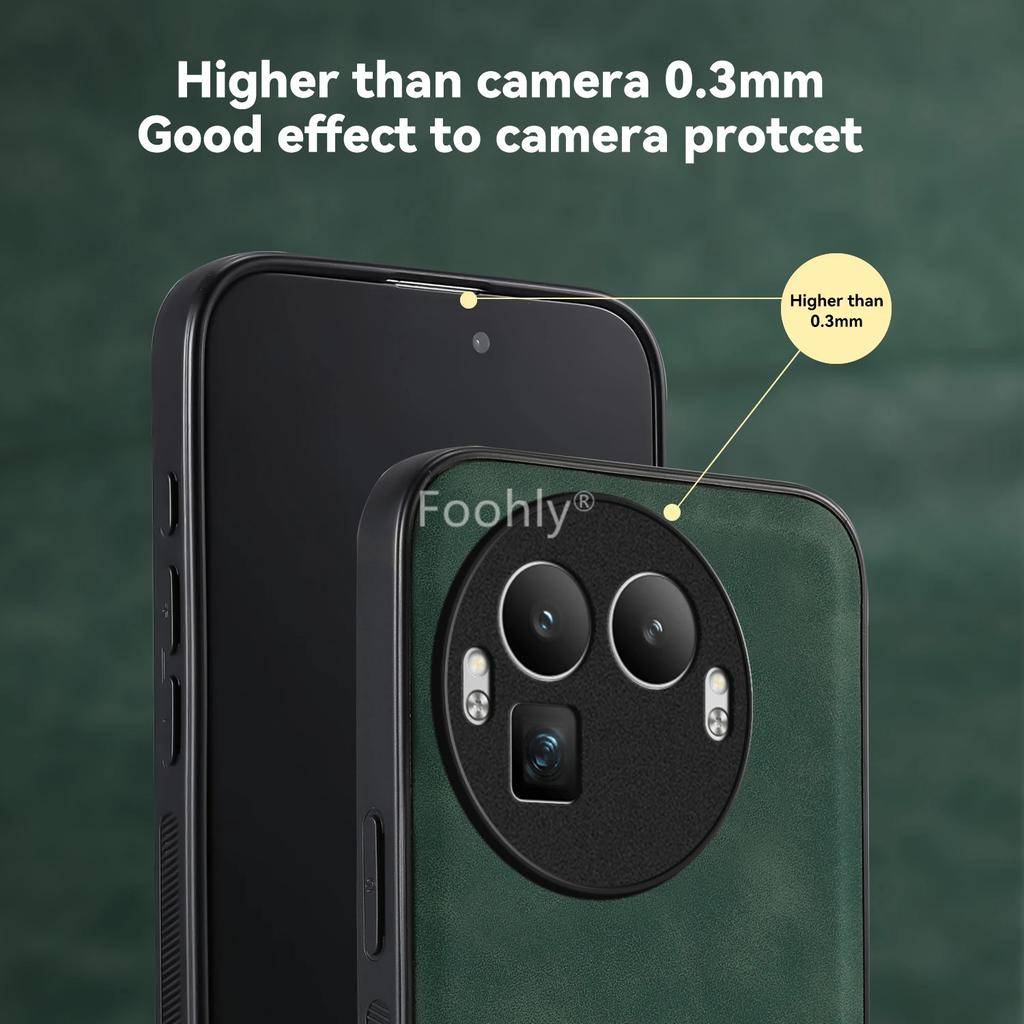 Nubuck Leather Magnetic Case for Realme GT 8 Pro GT8 Protective Cover Shockproof Back Shell Coque Capa Fundas