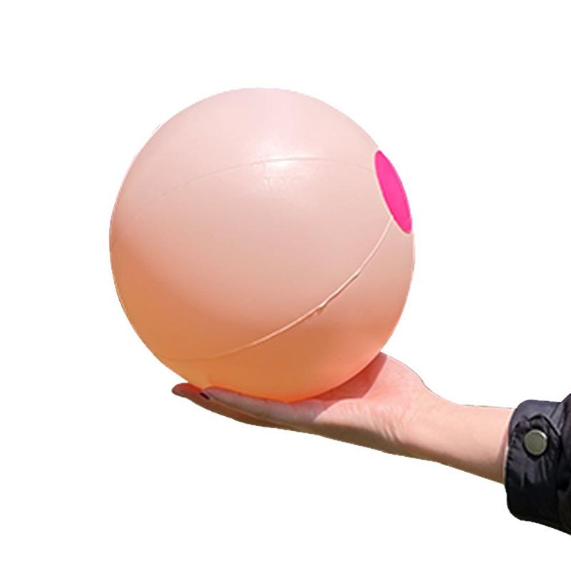 1/2Pcs Funny Prank Adult Inflatable Pvc Beach Ball Interactive Balloon, Funny Adult Novelty Gift Party Spoof Pool Toys 8.66 Inch