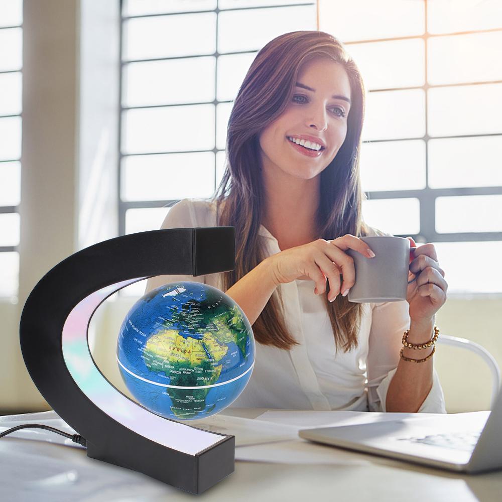 Glob magnetické levitace plovoucí elektronická antigravitační lampa LED mapa světa domácí dekorace dárky k narozeninám novinka koule světlo hračka pro děti