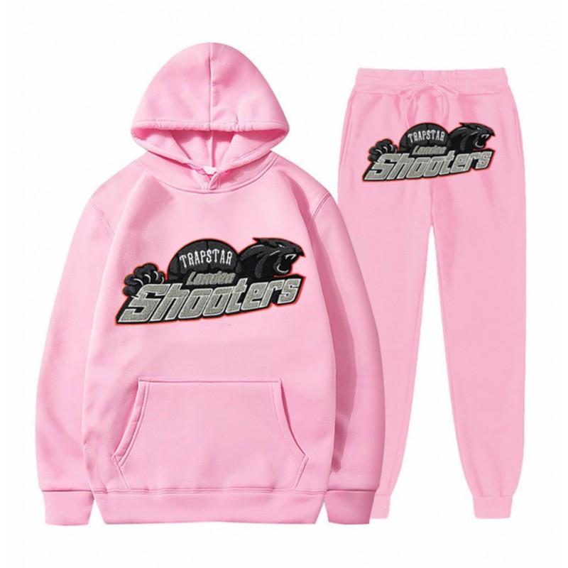 Mens Winter Warm Hooded Sweatshirt Jogger Set Cotton Blend Sport Outfit