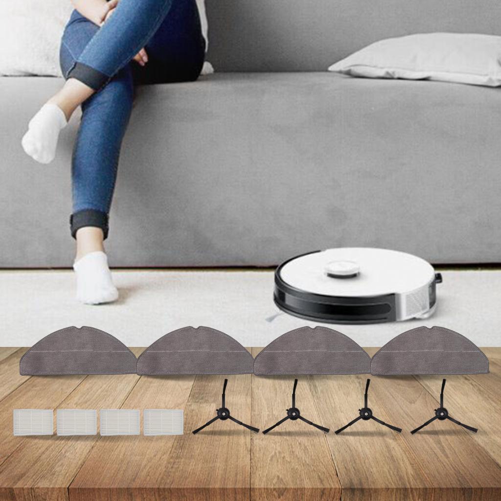 Filter Side Brush Mop Cloth Replacement Set Designed for Tapo Models Only