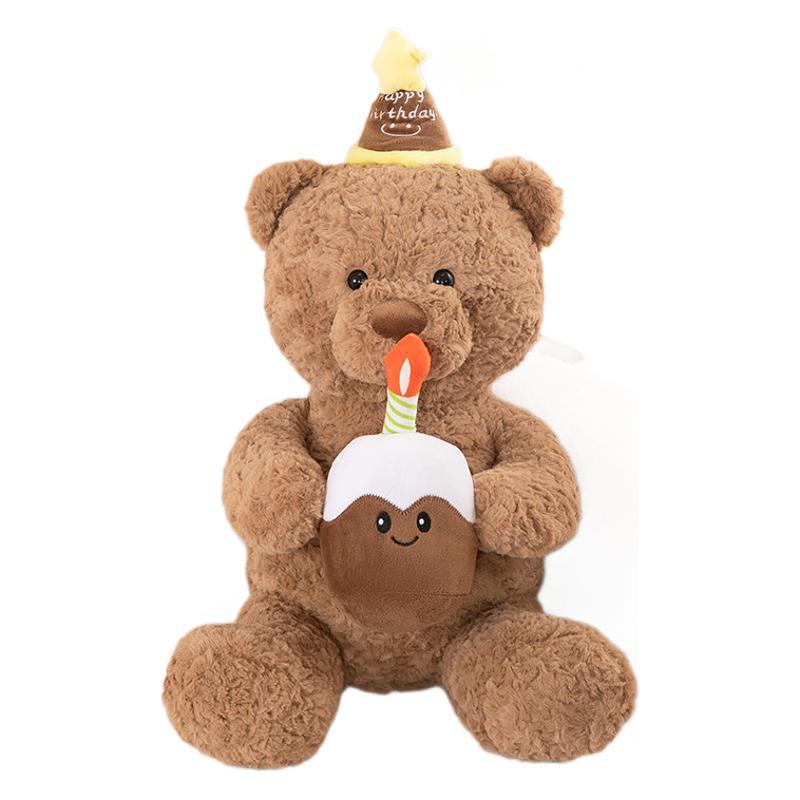 Internet Celebrity Same Cake Bear Doll Plush Toy Girl Cute Bear Doll Hug Bear Birthday Gift Girl