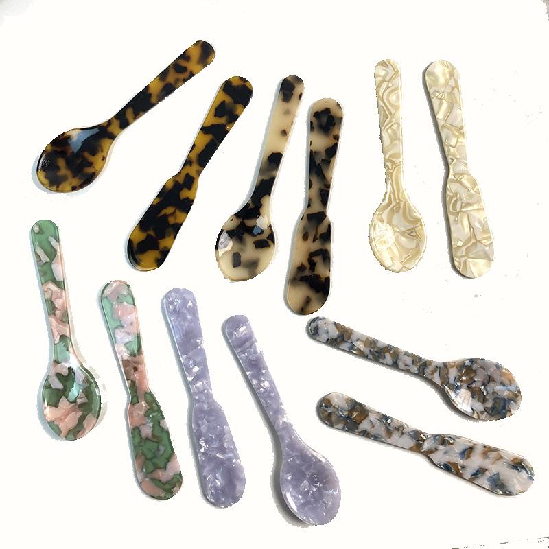 Korean Retro Cake Spoons Jam Knives Decorative Props Tableware Accessories Home Furnishings Kitchen