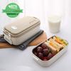 1600ml Large Capacity Lunch for High School and Commuters Two-Tier Box, Leak-Proof, Stylish, Lightweight, Microwave-Safe, Women, Men, Students,