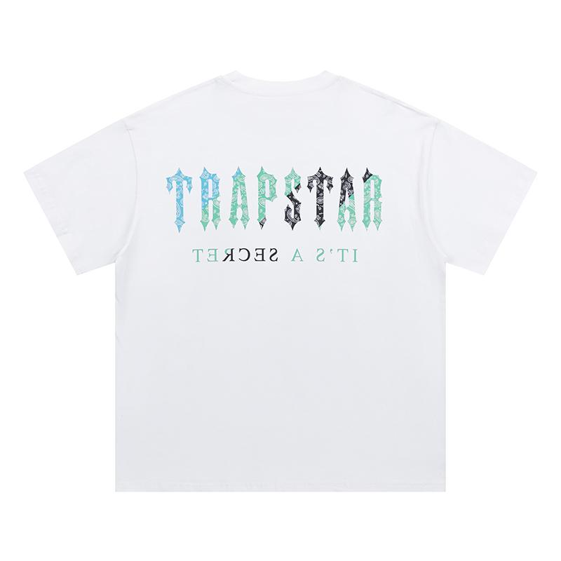 641 Trapstar London 2025 Sommer Neues hochwertiges Rundhals-T-Shirt aus Baumwolle in großer Größe für Männer und Frauen, Paar-T-Shirt