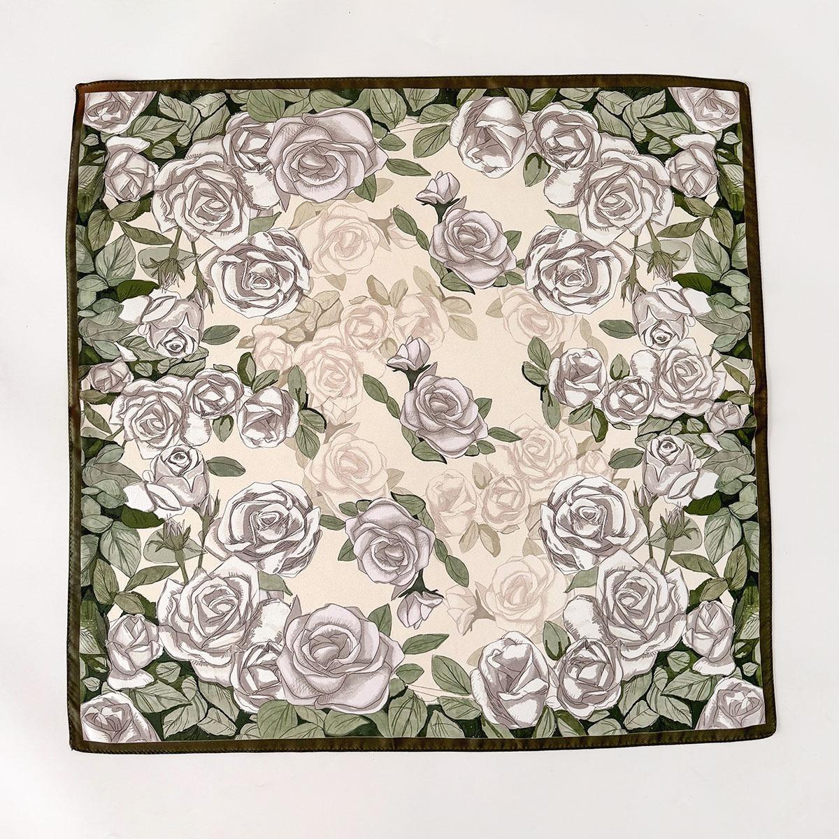 

100% Натуральный Твиловый Шелковый Шарф для Женщин Галстук на Шею Двусторонний Фуляр Шаль Палантин Квадратный Носовой Платок Хиджаб Бандана шаль Шарфы Twill Silk 65x65cm