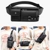 Brand Unisex Single-Shoulder Multi-Function Large-Capacity Waist Bag Men'S Chest Bag Casual Messenger Bag Wallet