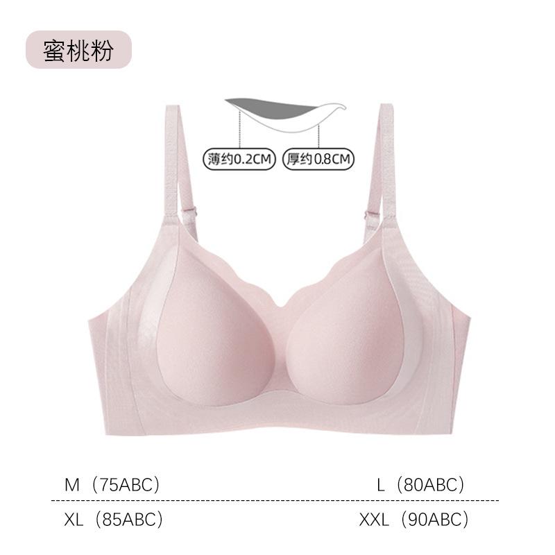 Gather small-breasted underwear for women to collect secondary breasts, anti-sagging, pull silk cup, seamless bra new